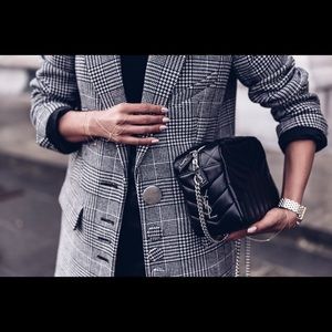 LouLou Bowling Bag Matelasse Chevron Leather Small